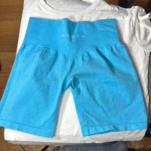 NVGTN Vibrant Blue Biker Shorts